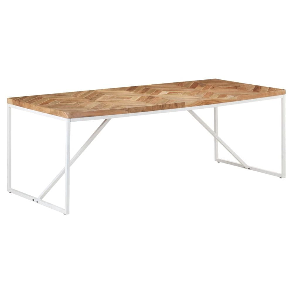 Petromila vidaXL Jedálenský stôl 200x90x76 cm akáciový a mangovníkový masív